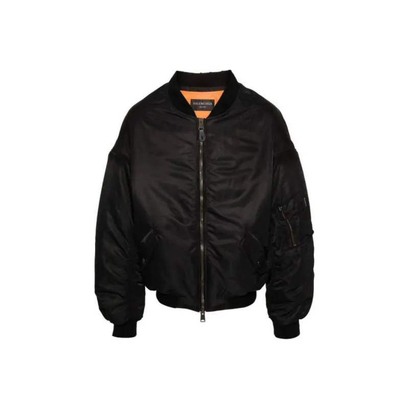 Balenciaga Jackets Coats Women's Black-0