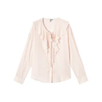 DIALOGUE Chiffon Shirts Women's