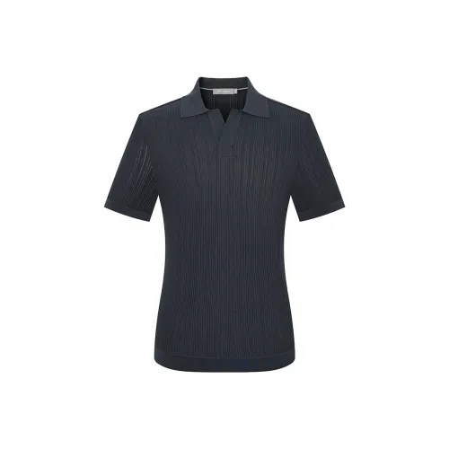 SAINT ANGELO Polo Shirt Unisex Volcanic Gray
