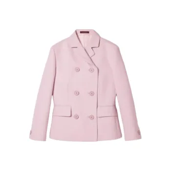GUCCI SS25 Jackets Coats Women's Light Pink