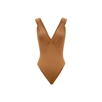 SAINT LAURENT Cross Back Sleeveless Bodysuit
