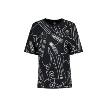Converse T Shirts Women's Black