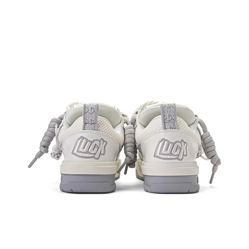 LUCX Cushioned Slip Resistant Abrasion Resistant Low Top Chunky Sneakers Unisex-58