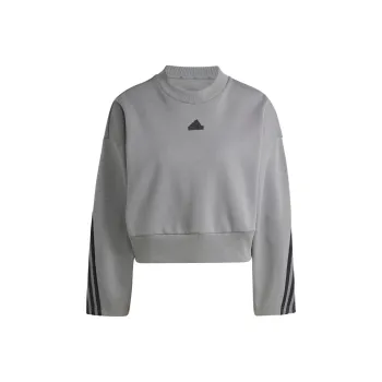 Adidas Future Icons FW24 3-Stripes Sweatshirt Sweatshirt Women's Gray