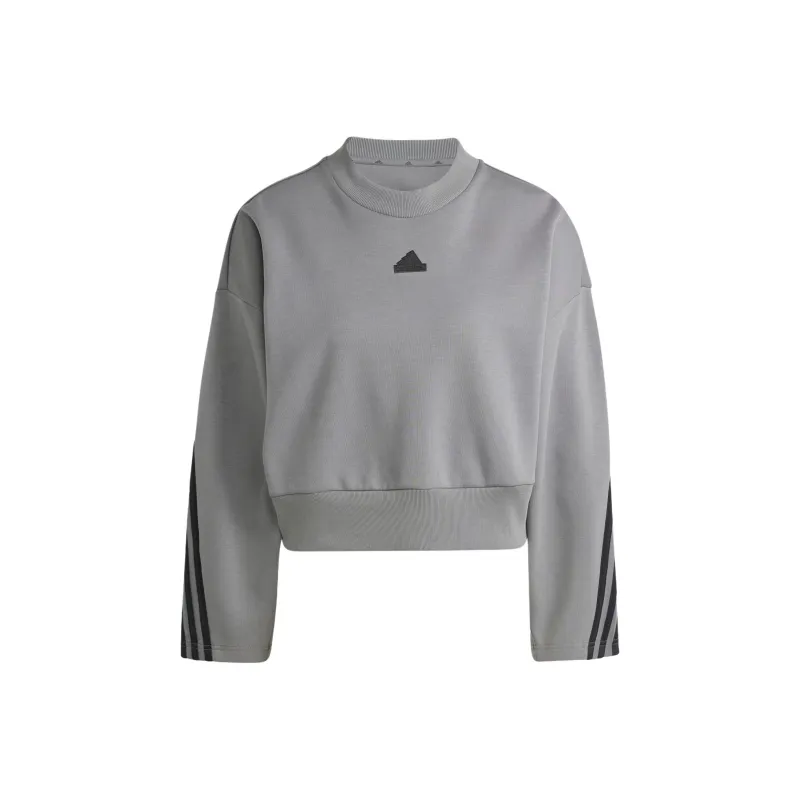 Adidas Future Icons FW24 3-Stripes Sweatshirt Sweatshirt Women's Gray-0