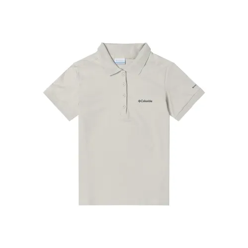 Columbia Polo Shirt Women's Light Gray