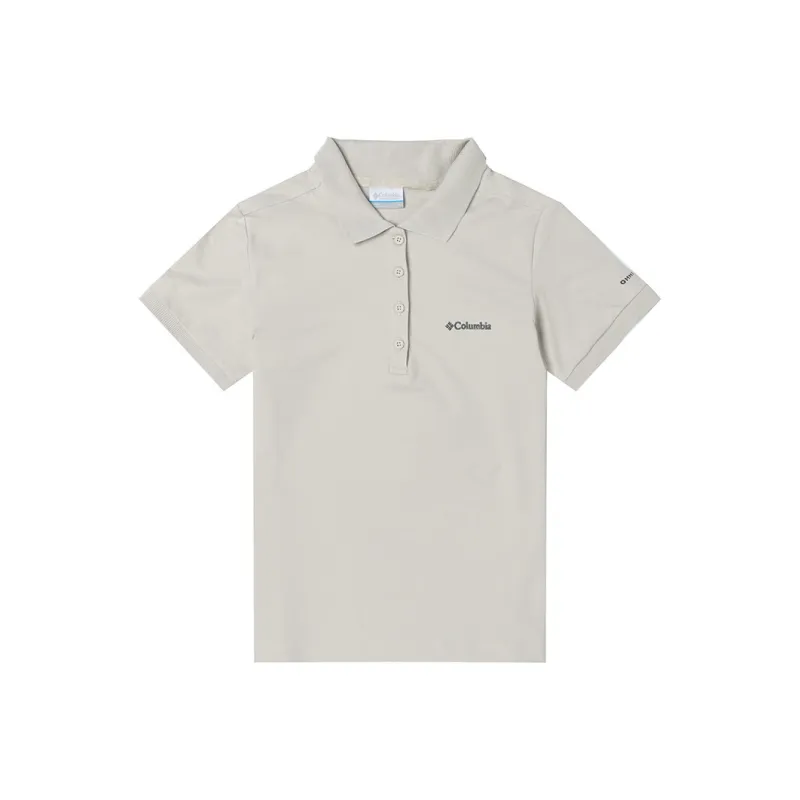 Columbia Polo Shirt Women's Light Gray-0