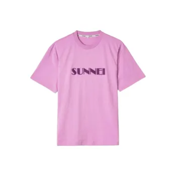 Sunnei Embroidered-logo Cotton T-shirt