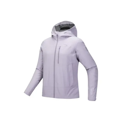 Anta Variety Training Collection Jackets Coats Women's Purple Smoke