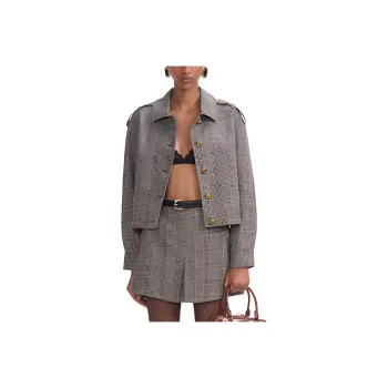 Self portrait Check Jacket