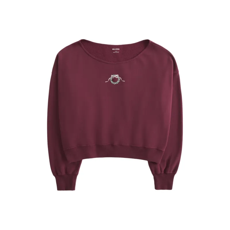 Hollister Sweatshirt Women's Rose Red-0