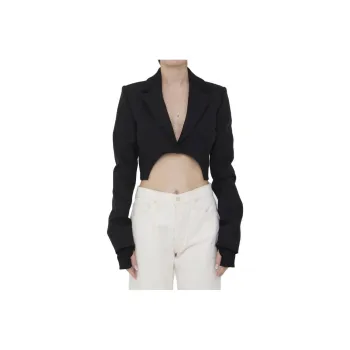 OFF-WHITE Cut-Out Cropped Jakcet