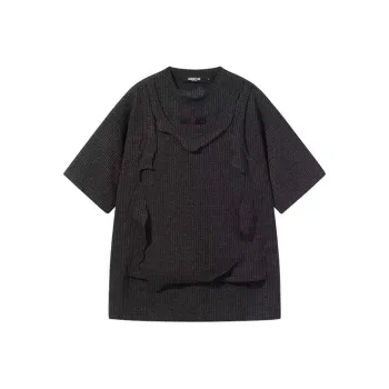 BLINDNOPLAN SS25 T Shirt Unisex Black Gray