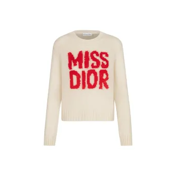 DIOR Miss Dior Cashmere Sweater Women's Light Brown