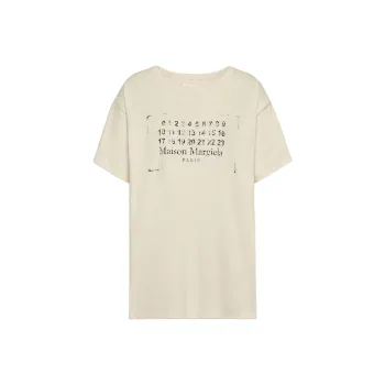 Maison Margiela Ring Spun Jersey T Shirt 'Butter'