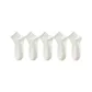 [5 Pack 7a Antibacterial 100% cotton Odor-Resistant]5 Pack White