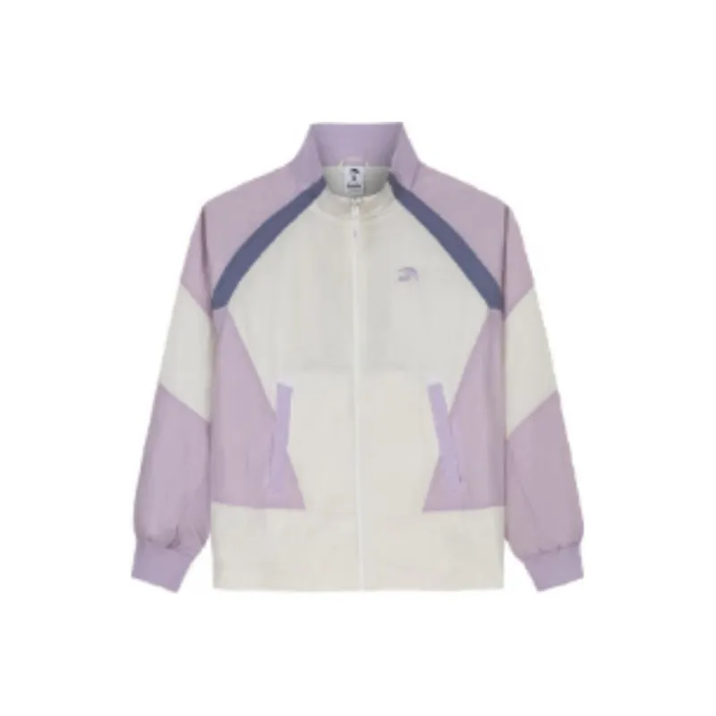 Anta Life Collection Jackets Coats Women's Gray Wisteria Purple-0