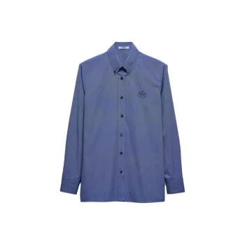 PRADA SS25 Spring Summer Women's Apparel Collection Shirt Women's Sea Blue