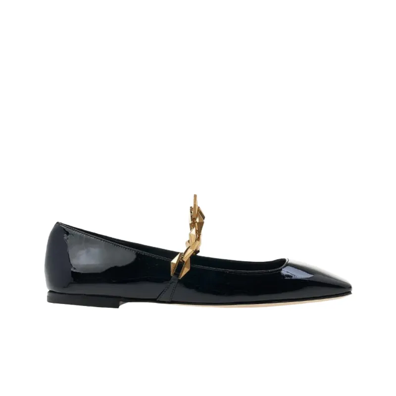 Jimmy Choo Diamond Tilda Casual Single Shoes Women's Black-1