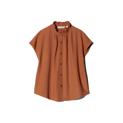 UNIQLO Comptoir Des Cotonniers Collaboration Shirts Women's Orange