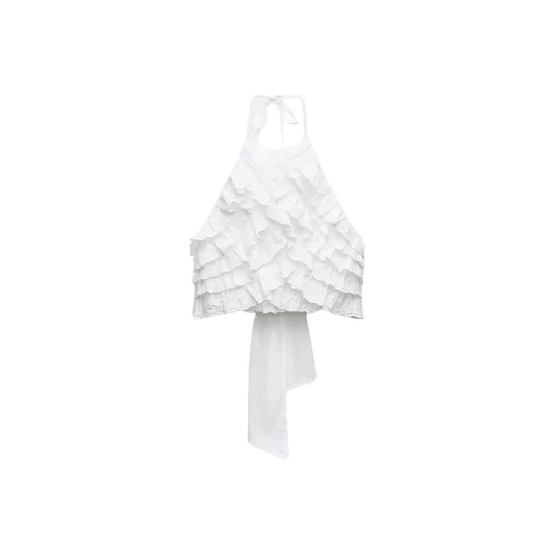 ZARA Trf Camisole Women's Frosted White-0