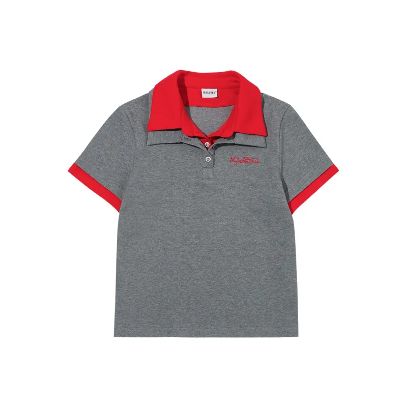 ISaluteU Polo Shirt Unisex Dark Gray-0