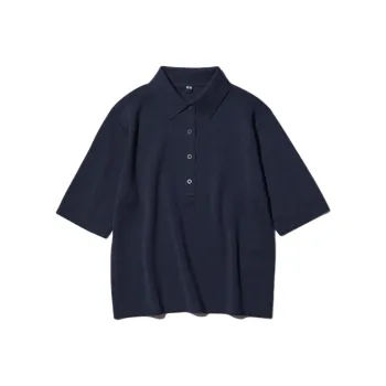 UNIQLO Polo Shirt Women's Navy Blue