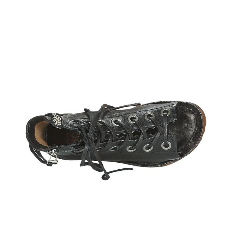 AirStep Roman Sandals Women's Black-5