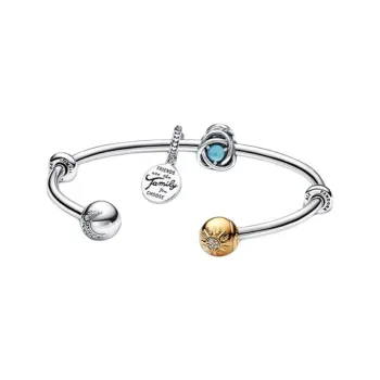 Pandora 925 Sterling Silver Bangles Women's Blue
