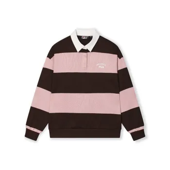 FILA Polo Shirt Women's Coffee Brown Umber