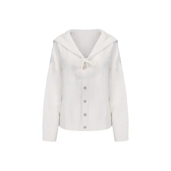 CHIWAWAMEME Knitwear Women's Snowy White
