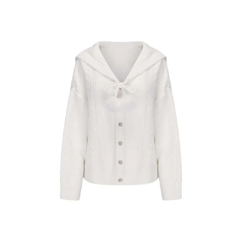 CHIWAWAMEME Knitwear Women's Snowy White-0