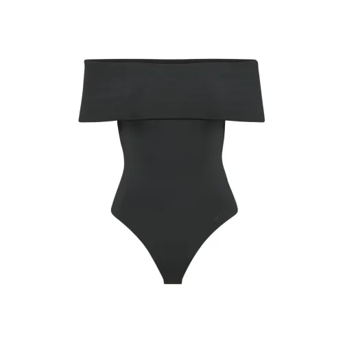 ARITZIA Contour Contour Off-Shoulder Bodysuit Bodysuits Women's BLACK/Black