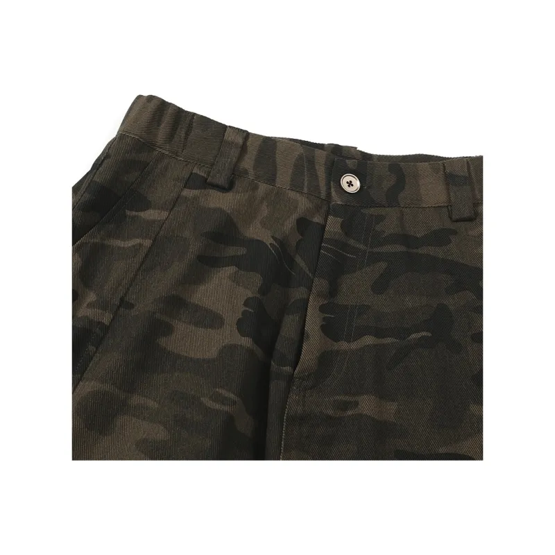 TERRA INCOGNITA Cargo Pants Unisex Green Camouflage-4