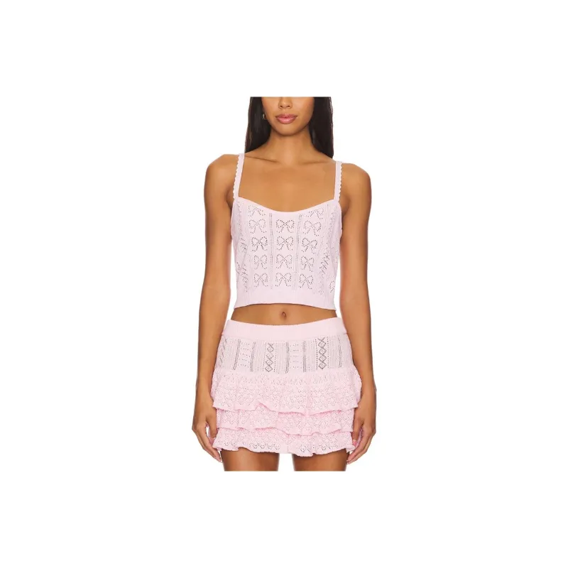 LOVESHACKFANCY Camisole Women's Pink-0