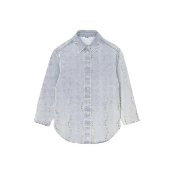 Sandro Rhinestoned Shirt