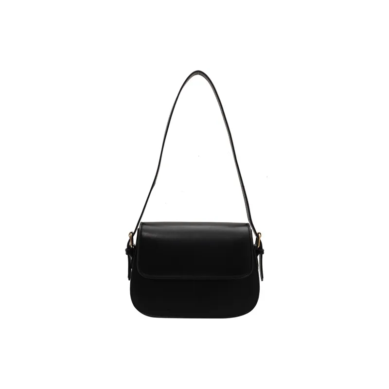 SEVENMOONS PU Shoulder Bag Regular Unisex Ecru/Black/Brown-3
