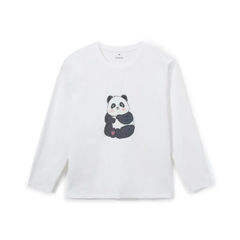 Hotwind Panda Collection T Shirt Women's-2