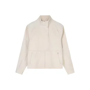 CHAOJIANTA Jackets Coats Women's Fish Belly White