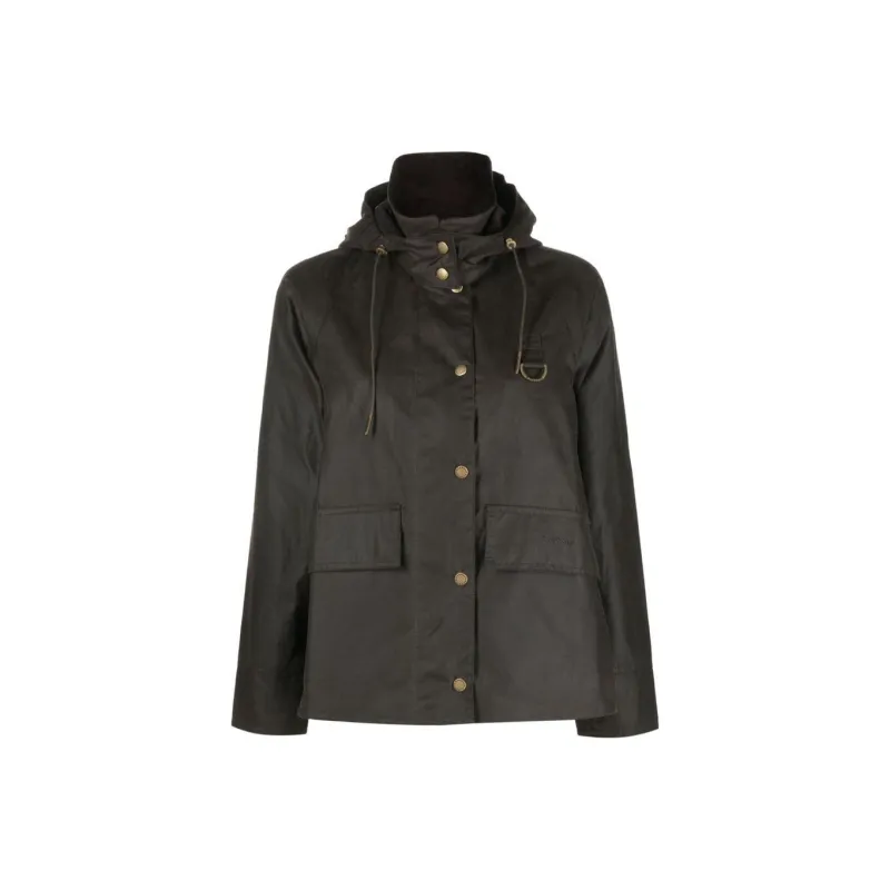 BARBOUR Avon Hooded Waxed Jacket-0