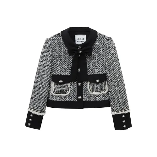 LULUALWAYS Jackets Women's Black