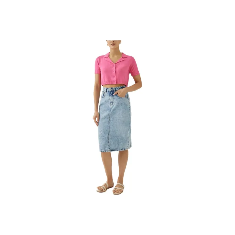 Bananain Knitwear Women's Bright Pink-0