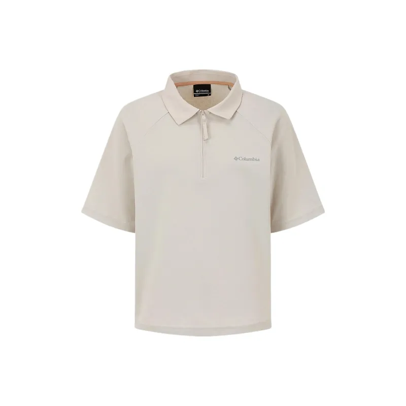 Columbia Polo Shirt Women's Dark Stone Color-0