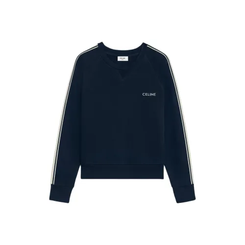 CELINE SS25 Cashmere Sweater Women's Marine Blue