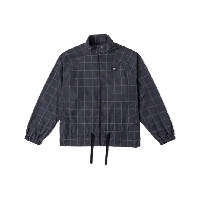 Vans Jacket Stand Collar Coat Women's Black Blue-0