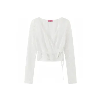 CHUU Chiffon Shirt Women's White