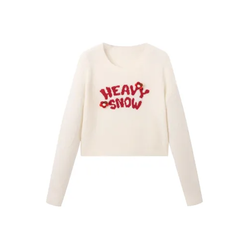 LEDIN Knitwear Women's Mist White