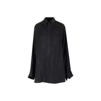 Balenciaga Cocoon Shirt 'Black'