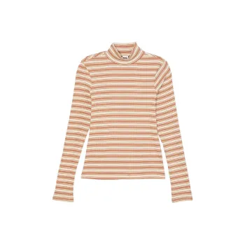 Victoria's Secret T Shirt Women's Toffee Sugar Stripes