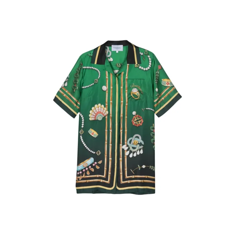 CASABLANCA La Boîte A Bijoux Silk Shirt-0